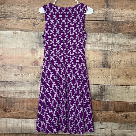 41 Hawthorn Sleeveless Dress Surplice Neck Purple Size Medium - Picture 4 of 7
